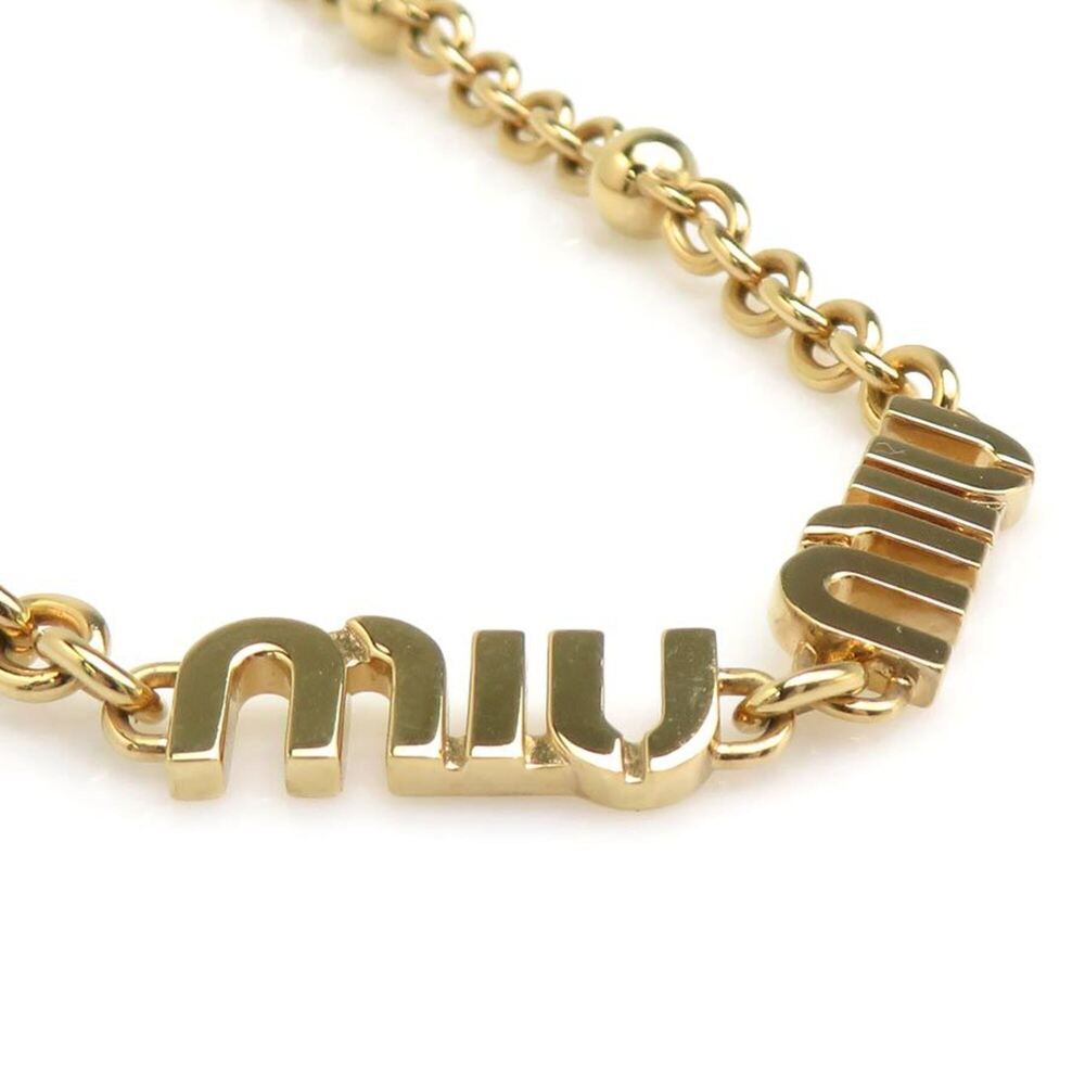 Miu Miu Miu necklace, metal, gold, women's, 5IC059 r11339k